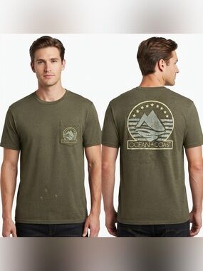 Ocean + Coast Men’s Graphic T-Shirt – Size XLT